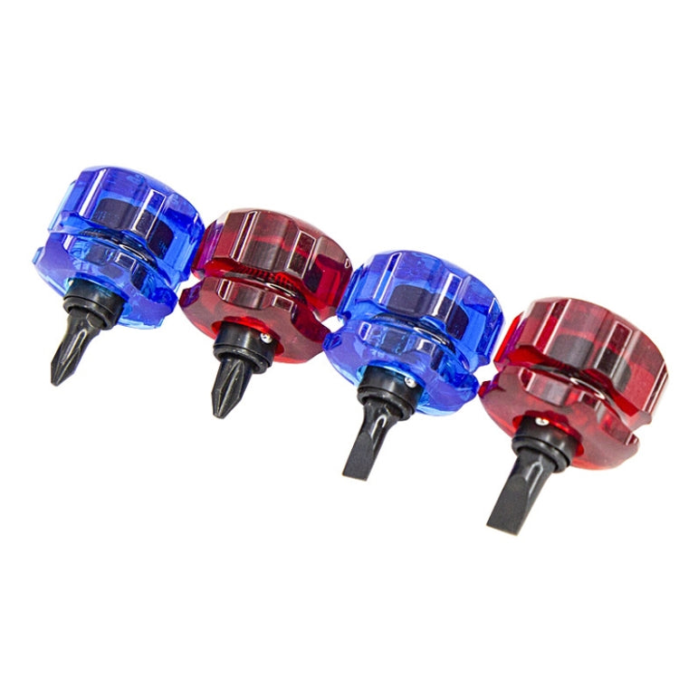 HSD HS-105 Portable Short Handle Phillips And Straight 2 In 1 Screwdriver With Magnetism - free shipping - PMc TechLife - Order now!
