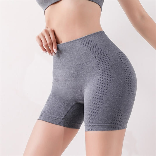 Women Fitness Sports Butt Lifting Shorts Shaping Beauty External Wear Leggings, Size: L/XL(Light Grey) - Tight Trousers by PMC Jewellery | Online Shopping South Africa | PMC Jewellery