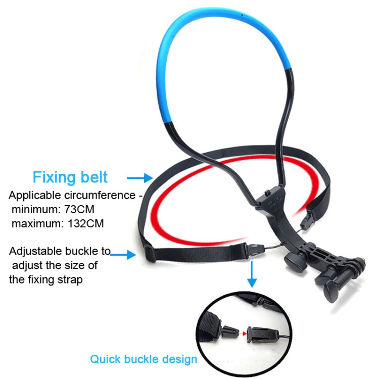 TUYU Camera Neck Holder Mobile Phone Chest Strap Mount  For Video Shooting//POV, Spec: Vertical Shooting (Blue) - Stand by PMC Jewellery | Online Shopping South Africa | PMC Jewellery | Buy Now Pay Later Mobicred