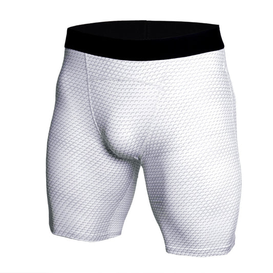 PRO Sports Tight Shorts Men Training Quick Drying Compression Pants, Size: M(White) - Sports Shorts by PMC Jewellery | Online Shopping South Africa | PMC Jewellery | Buy Now Pay Later Mobicred