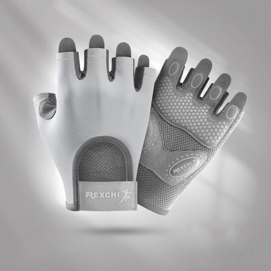 Yoga Sports Gloves Non-slip Shock-absorbing Half-finger Anti-cocoon Gloves, Size: S(Arctic Gray) - Safety Gloves by PMC Jewellery | Online Shopping South Africa | PMC Jewellery | Buy Now Pay Later Mobicred