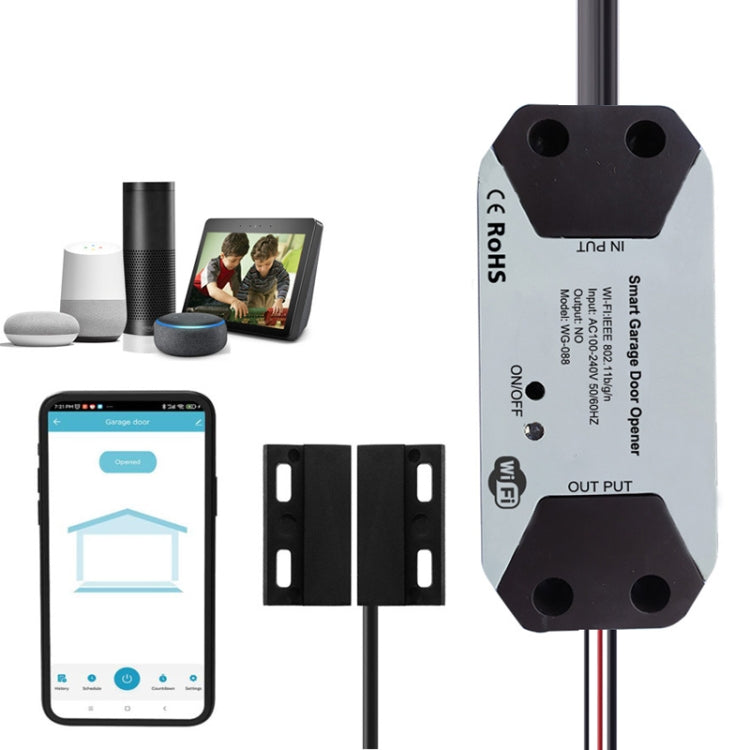 Tuya APP Remote Control WIFI Smart Garage Door Controller, Specification: US Plug - free shipping - PMC Jewellery - Order now!