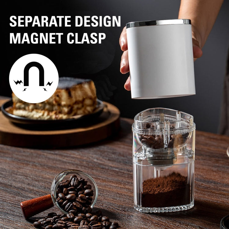 Coffee Electric Grinder Magnetic Snap-on Stainless Steel Blades Kitchen Gadgets(White) - Coffee Machine & Accessories by PMC TechLife | Online Shopping South Africa | PMC TechLife | Buy Now Pay Later Mobicred