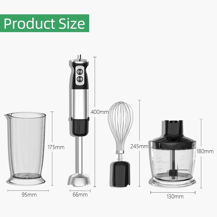 6-in-1 600W Multifunctional  Electric Blender Stainless Steel Food Cooking Stick EU Plug - Stirrer & Squeezer by PMC Jewellery | Online Shopping South Africa | PMC Jewellery | Buy Now Pay Later Mobicred