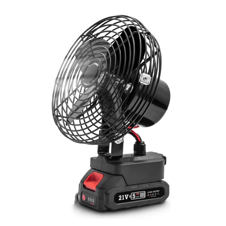 HILDA Portable Powerful Fan Outdoor Hair Dryer, With US Plug Adaptor, Style: 8 inch With 1 Battery(3000mAh) - Electric Fans by HILDA | Online Shopping South Africa | PMC Jewellery | Buy Now Pay Later Mobicred