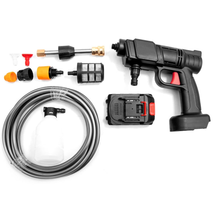 HILDA 21V High Pressure Water Torch Lithium Car Washer Plastic Package, Model: EU Plug + 1 Battery - Car Washer & Accessories by HILDA | Online Shopping South Africa | PMC Jewellery | Buy Now Pay Later Mobicred