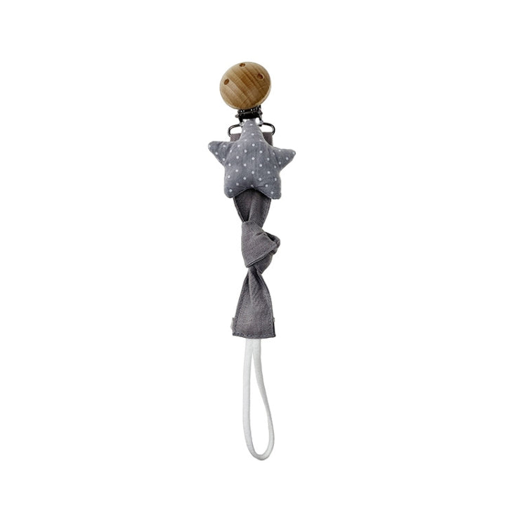 Animal Head Pacifier Chain Newborn Pacifier Clip, Style: Gray Star - Cups & Silicone Nipple by PMC TechLife | Online Shopping South Africa | PMC TechLife | Buy Now Pay Later Mobicred