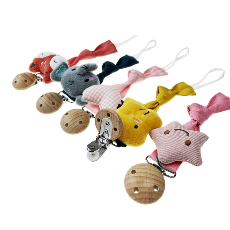 Animal Head Pacifier Chain Newborn Pacifier Clip, Style: Fox - Cups & Silicone Nipple by PMC Jewellery | Online Shopping South Africa | PMC Jewellery | Buy Now Pay Later Mobicred