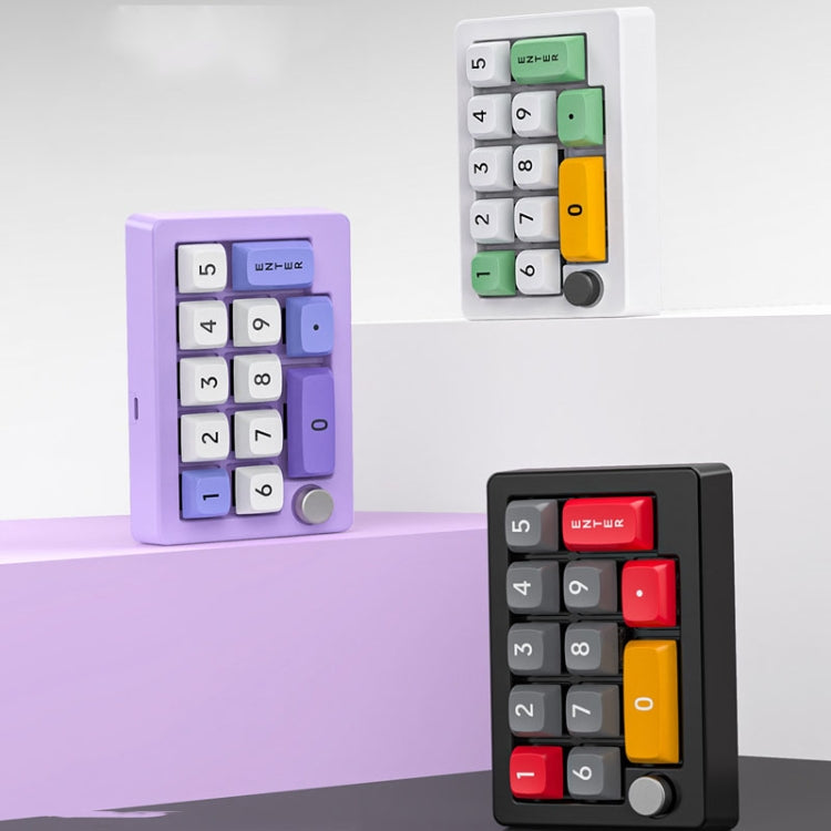 MKESPN 13 Keys RGB Multi-Function Macro Programming Mechanical Keypad Wired With Knob Keyboard(Black) - Mini Keyboard by MKESPN | Online Shopping South Africa | PMC TechLife | Buy Now Pay Later Mobicred