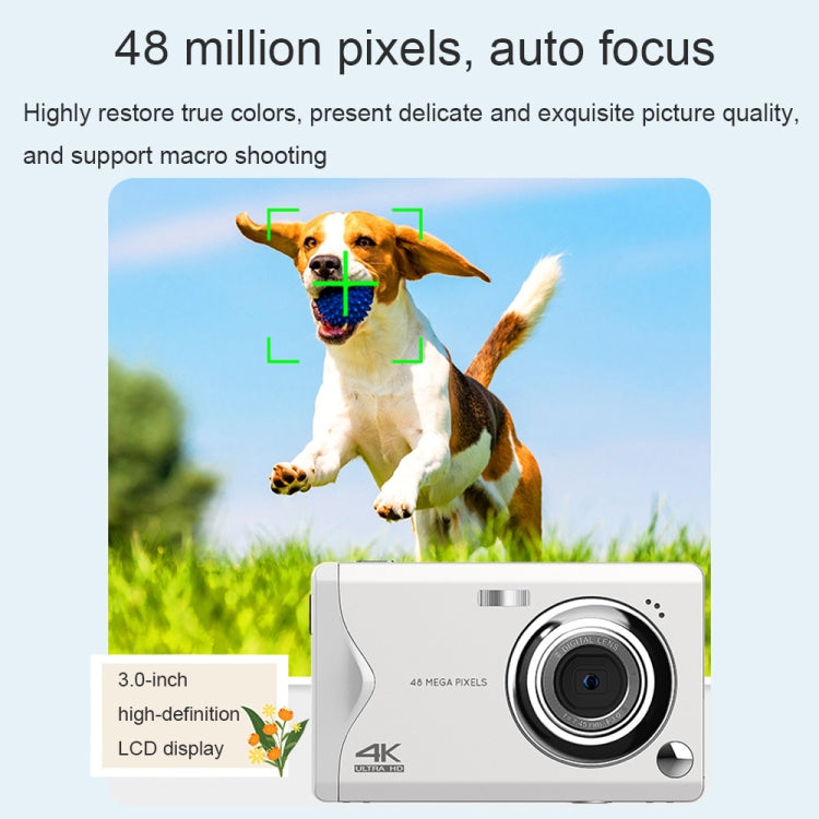 4K HD 3.0-Inch IPS Screen Autofocus HD Digital Camera(Black) - Children Cameras by PMC TechLife | Online Shopping South Africa | PMC TechLife | Buy Now Pay Later Mobicred