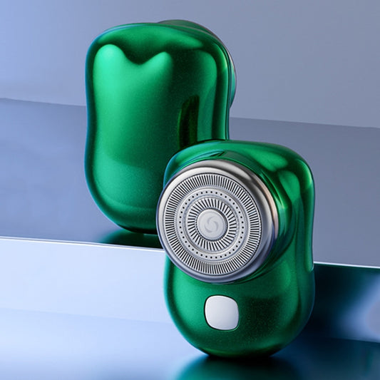 Three-Ring Knife Mesh Electric Men Shaver Travel Portable Mini Shaver, Color: Green - Electric Shavers by PMC Jewellery | Online Shopping South Africa | PMC Jewellery | Buy Now Pay Later Mobicred