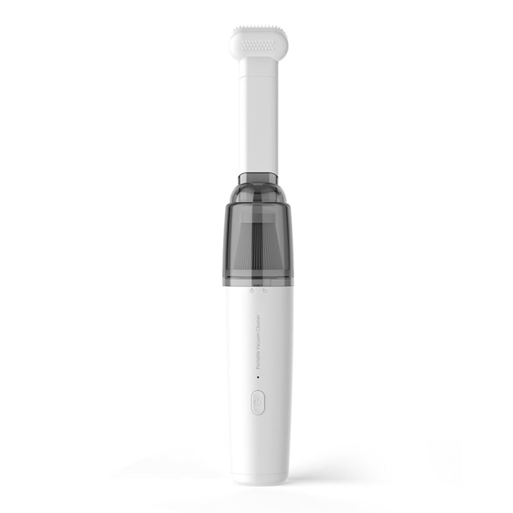 Mini Portable Detachable Wireless Handheld Powerful Car Vacuum Cleaner, Style: Plastic Filter (White) - Vacuum Cleaner by PMC Jewellery | Online Shopping South Africa | PMC Jewellery | Buy Now Pay Later Mobicred