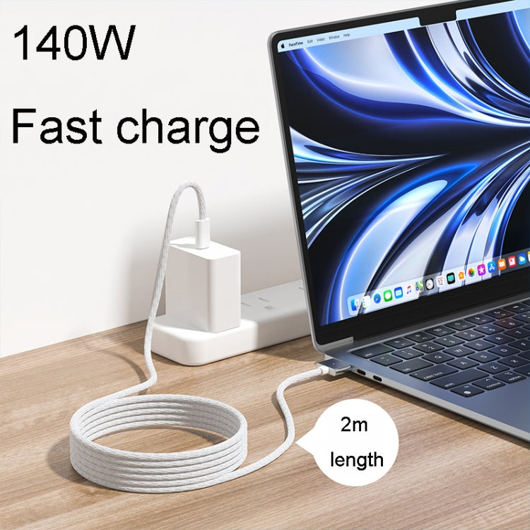 2m For Macbook Air/Pro Series Type-C To Magsafe 3 Braided Magnetic Cable(Gray) - Cable & Adapter by PMC Jewellery | Online Shopping South Africa | PMC Jewellery | Buy Now Pay Later Mobicred