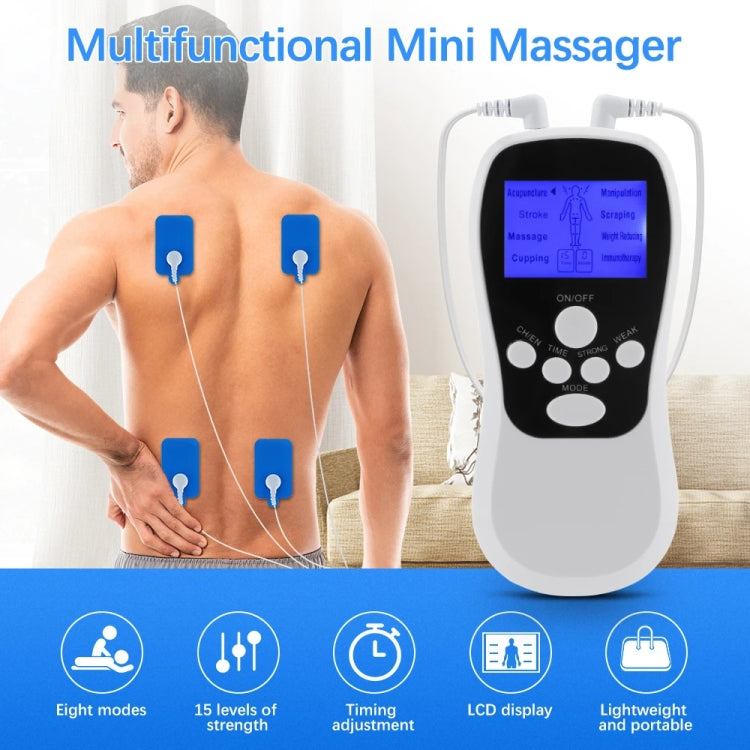 Multifunctional Low Frequency Pulse Meridian Physiotherapy Massage Instrument, Color: Blue Standard - free shipping - PMC TechLife - Order now!