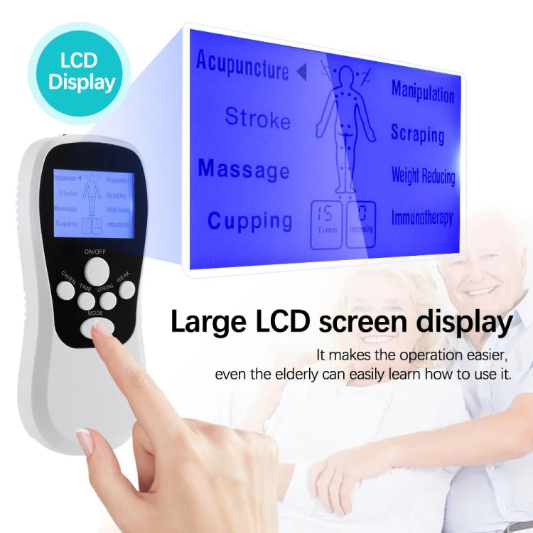 Multifunctional Low Frequency Pulse Meridian Physiotherapy Massage Instrument, Color: Blue Standard - free shipping - PMC TechLife - Order now!