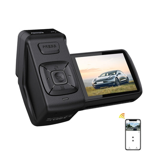 FISANG 2K HD Night Vision Car Dual Recording Wireless WIFI Car Driving Recorder(K06) - Car DVRs by FISANG | Online Shopping South Africa | PMC Jewellery | Buy Now Pay Later Mobicred