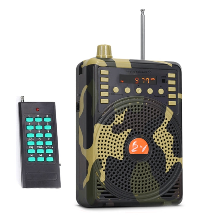 48W Wireless Bluetooth Voice Amplifier with Remote Control Supports USB/TF Card Playback US Plug(Camouflage) - Midrange Speaker & Frequency Divider by PMC Jewellery | Online Shopping South Africa | PMC Jewellery | Buy Now Pay Later Mobicred