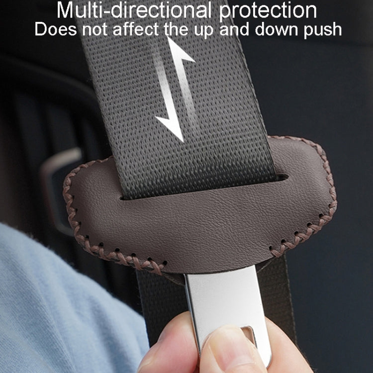 For BMW 1pair Seatbelt Insert Protector Bumper Belt Chuck Decoration(Black) - Seat Belts & Padding by PMC TechLife | Online Shopping South Africa | PMC TechLife | Buy Now Pay Later Mobicred