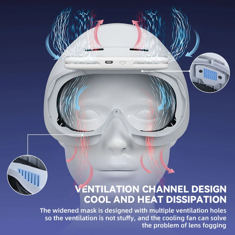 For PICO 4 Hibloks VR Glasses Face Cushion Protector Pad With Fan, Spec: 2pcs Ice Silk - VR Accessories by Hibloks | Online Shopping South Africa | PMC TechLife | Buy Now Pay Later Mobicred
