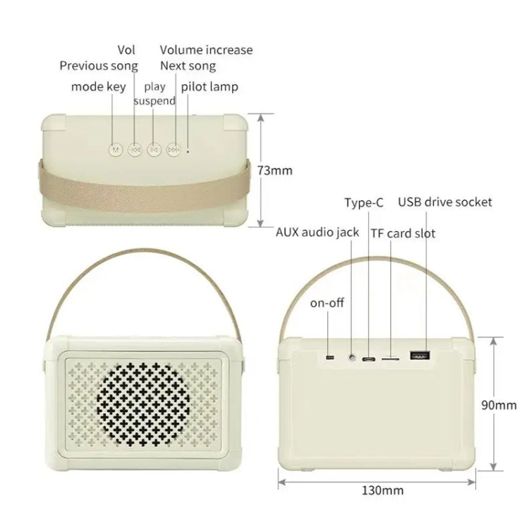 Portable Bluetooth Speaker Home Mini Karaoke Audio, Style: Dual-Microphone+Speaker(Pink) - Mini Speaker by PMC TechLife | Online Shopping South Africa | PMC TechLife
