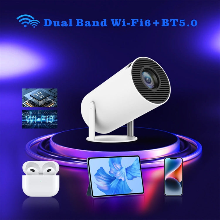 HY300 Smart Projector Android 11.0 System 120 Lumen Portable Projector US Plug - Mini Projector by PMC TechLife | Online Shopping South Africa | PMC TechLife