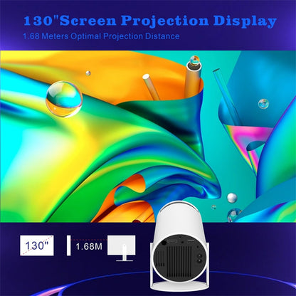 HY300 Smart Projector Android 11.0 System 120 Lumen Portable Projector AU Plug - Mini Projector by PMC Jewellery | Online Shopping South Africa | PMC Jewellery