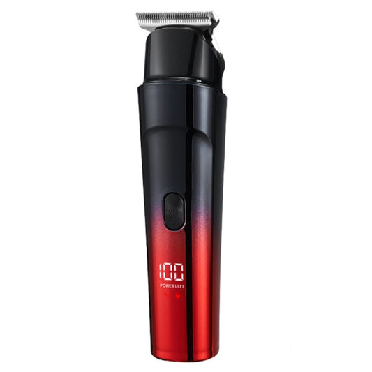 Rechargeable Home Hairdresser Electrical Hair Clippers Hair Shaving Device(Gradient Red) - Electric Shavers by PMC Jewellery | Online Shopping South Africa | PMC Jewellery | Buy Now Pay Later Mobicred