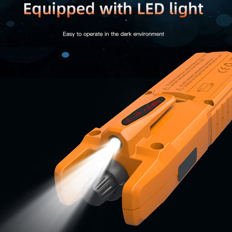 Komshine High Precision Optical Power Meter Mini Fiber Optic Light Attenuation Tester With LED, Specification: C-L/-50DBM to +26DBM - free shipping - PMC Jewellery - Order now!