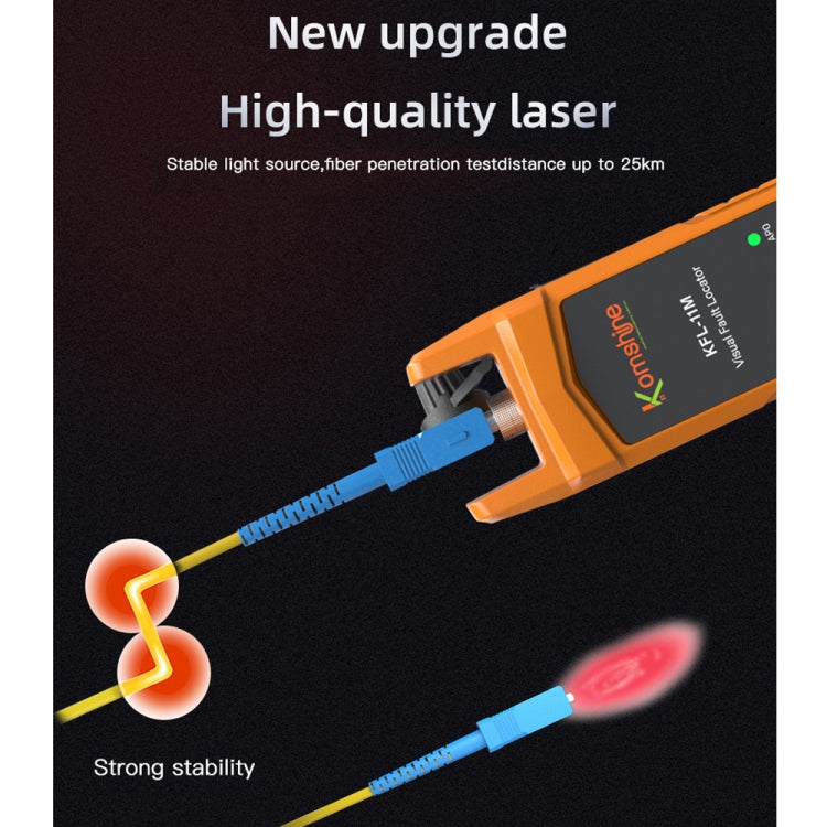 Komshine Mini Red Light Fiber Optic Test Pen, Model: KFL-11M-30 - Fiber Optic Test Pen by Komshine | Online Shopping South Africa | PMC Jewellery | Buy Now Pay Later Mobicred