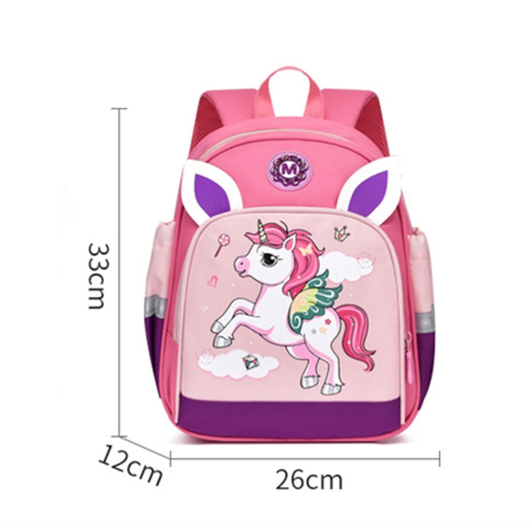 Children Cute Cartoon Shoulder Bag Kindergarten Schoolbag Casual Versatile Backpacks, Style: Pony (Purple) - Double-shoulder Bags by PMC Jewellery | Online Shopping South Africa | PMC Jewellery