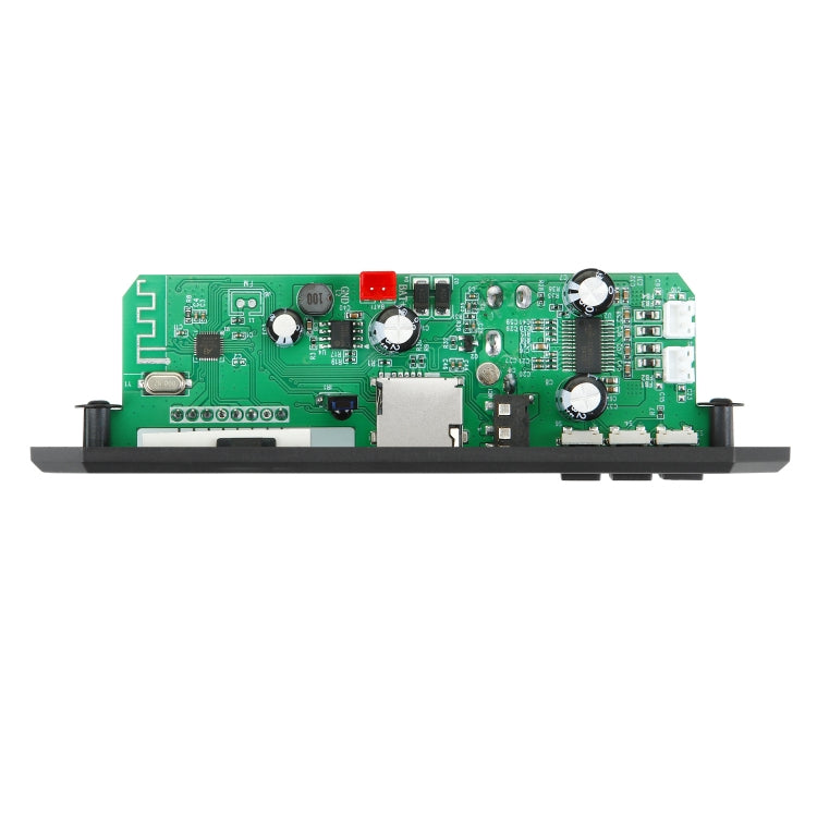 80W 12V Bluetooth MP3 Decoder Board With Power Amplifier Color Screen Call Recording, Model: Silicone Remote Control - Car MP3 & MP4 & MP5 by PMC TechLife | Online Shopping South Africa | PMC TechLife | Buy Now Pay Later Mobicred