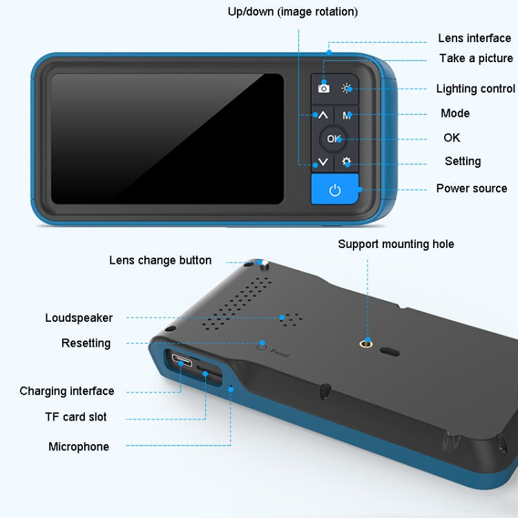 Teslong MS450 5.5mm HD Pixel 4.5 Inch IPS LCD Screen Endoscope Auto Repair Tools -  by Teslong | Online Shopping South Africa | PMC Jewellery | Buy Now Pay Later Mobicred