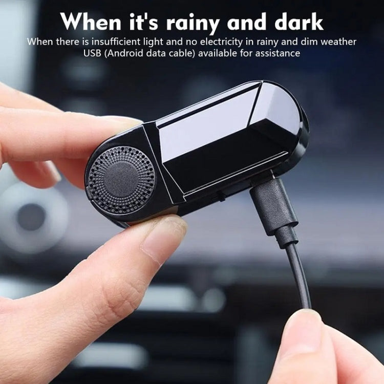 Car Solar Anti-Theft Alarm LED Warning Light With Aromatherapy(Blue Light) - Warning Lights by PMC TechLife | Online Shopping South Africa | PMC TechLife | Buy Now Pay Later Mobicred