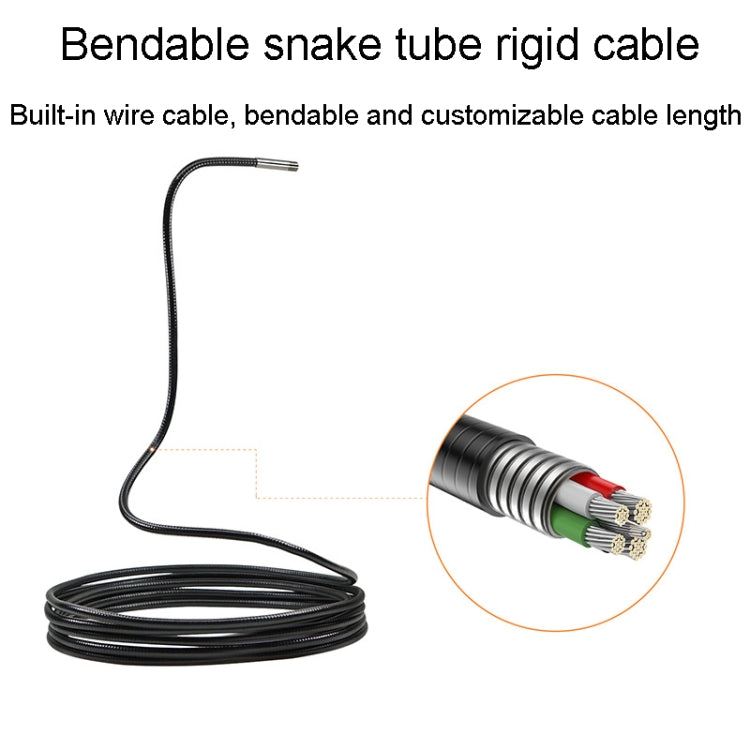 Teslong NTS300 5 Inch HD Large Screen Industrial Inspection Borescope Auto Repair Tools, Specification: 7.6mm-1M - free shipping - PMC TechLife - Order now!