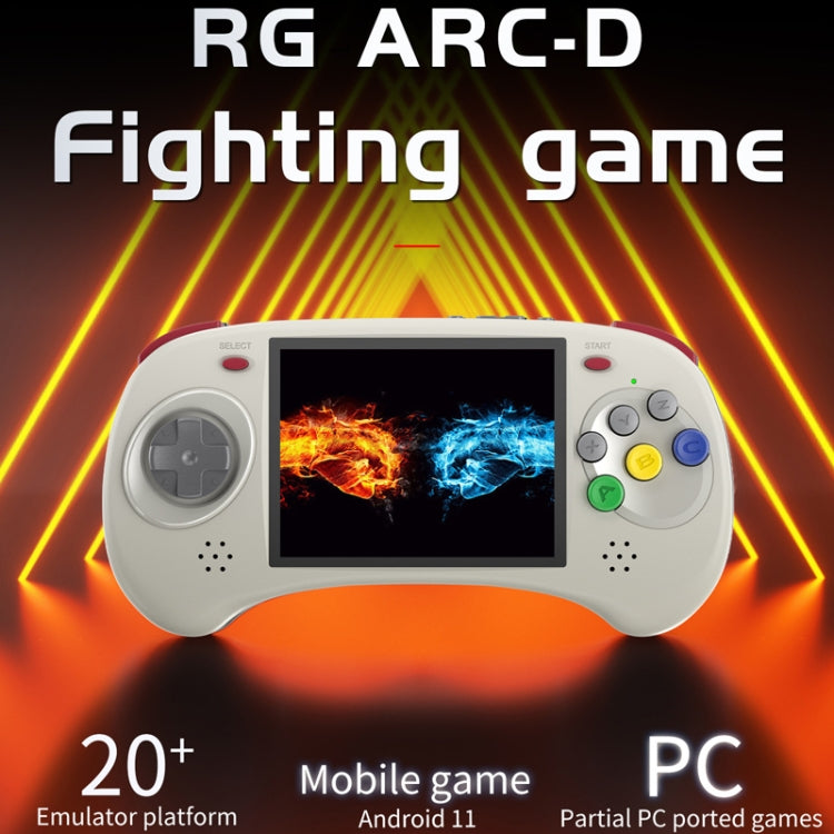 ANBERNIC RG ARC-D Handheld Game Console 4-Inch IPS Screen Linux / Android 11 System Portable Video Arcade 128G(Black) - Pocket Console by ANBERNIC | Online Shopping South Africa | PMC Jewellery