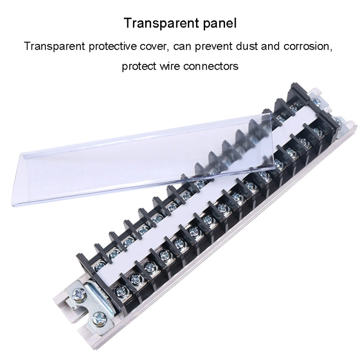 CHINT TD-6015 Terminal Block Rail Type Wiring Block Paralleling Wires Wire Connector - Booster Cable & Clip by CHNT | Online Shopping South Africa | PMC Jewellery | Buy Now Pay Later Mobicred