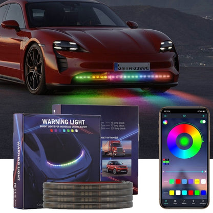 Car Phantom Daytime Running Lights LED Streamer Warning Turning Lights, Length: A12-120cm APP Model - Running Lights by PMC Jewellery | Online Shopping South Africa | PMC Jewellery | Buy Now Pay Later Mobicred