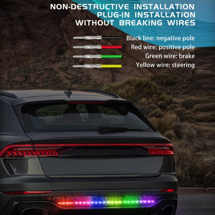 Car Phantom Daytime Running Lights LED Streamer Warning Turning Lights, Length: AR12-120cm APP+RF Model - Running Lights by PMC Jewellery | Online Shopping South Africa | PMC Jewellery | Buy Now Pay Later Mobicred