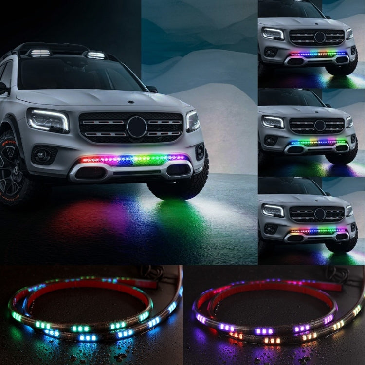 Car Phantom Daytime Running Lights LED Streamer Warning Turning Lights, Length: AR12-120cm APP+RF Model - Running Lights by PMC Jewellery | Online Shopping South Africa | PMC Jewellery | Buy Now Pay Later Mobicred