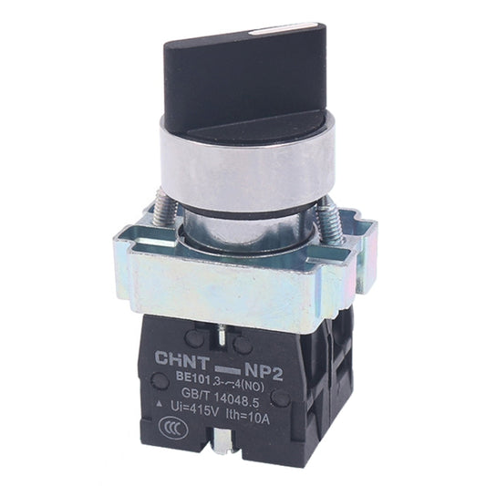 CHINT NP2-BD53 3 Gear Self-resetting 2NO Power Transfer Switch Short Handle Master Knob 22mm - Car Switches by CHINT | Online Shopping South Africa | PMC Jewellery | Buy Now Pay Later Mobicred