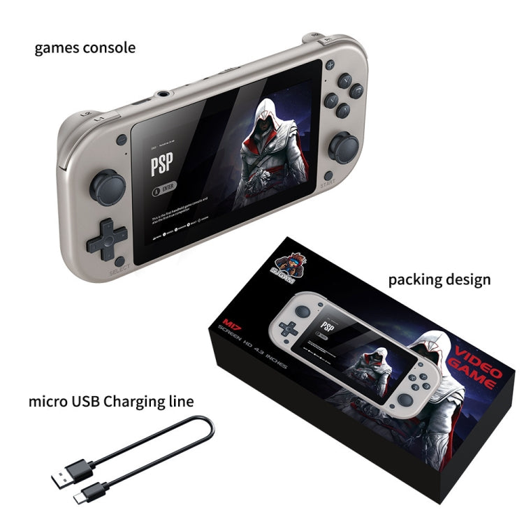 M17 128GB HD 4.3 inch High Brush Display Screen Retro PSP Remote Sensing Home Game Console - Pocket Console by PMC Jewellery | Online Shopping South Africa | PMC Jewellery