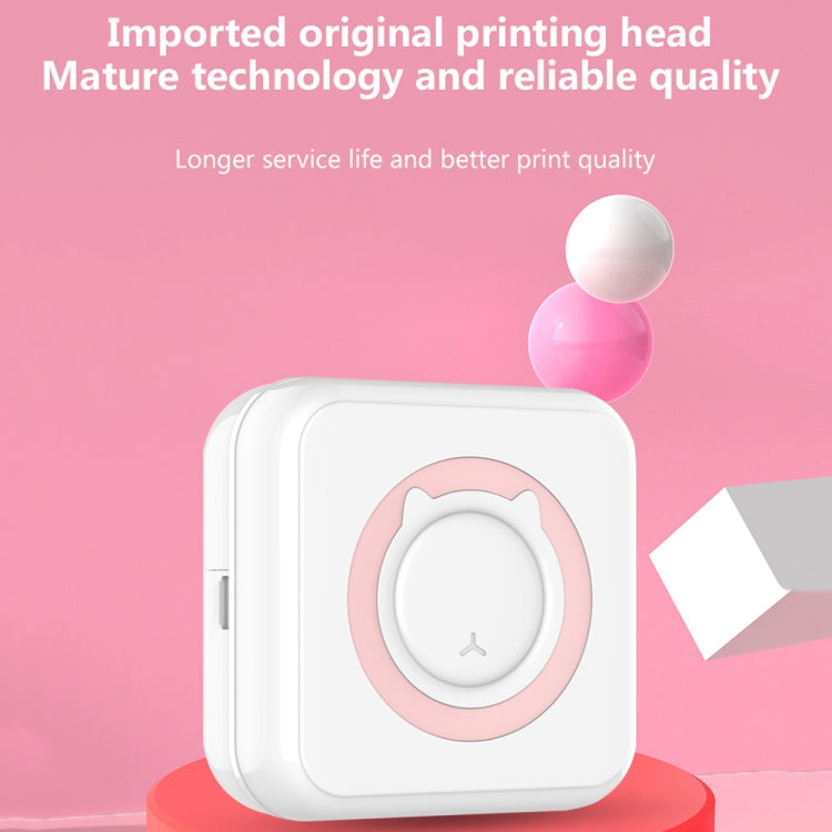 C15 Mini Student Bluetooth Inkless Photo Label Thermal Printer, Spec: Pink+5 Stickers - Printer by PMC Jewellery | Online Shopping South Africa | PMC Jewellery | Buy Now Pay Later Mobicred