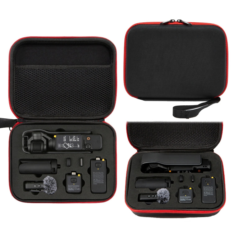 For DJI Osmo Pocket 3 Storage Bag Pocket Camera Handbag(Black Shell Black Inner) - Case & Bags by PMC TechLife | Online Shopping South Africa | PMC TechLife | Buy Now Pay Later Mobicred