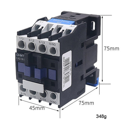 CHNT CJX2-1810 18A 220V Silver Alloy Contacts Multi-Purpose Single-Phase AC Contactor - Relays by CHNT | Online Shopping South Africa | PMC Jewellery | Buy Now Pay Later Mobicred