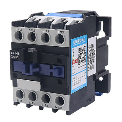 CHNT CJX2-2510 25A 220V Silver Alloy Contacts Multi-Purpose Single-Phase AC Contactor - Relays by CHNT | Online Shopping South Africa | PMC Jewellery | Buy Now Pay Later Mobicred