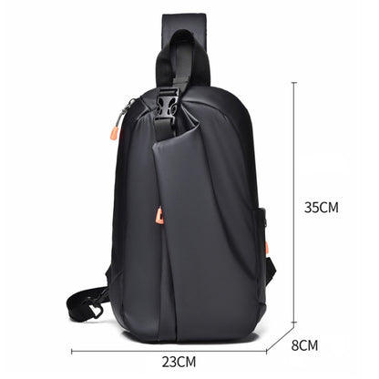 WEIXIER 6013 Casual Single-Shoulder Crossbody Packs Multifunctional Motorcycle Sports Chest Bag(Black) - Single-shoulder Bags by WEIXIER | Online Shopping South Africa | PMC Jewellery