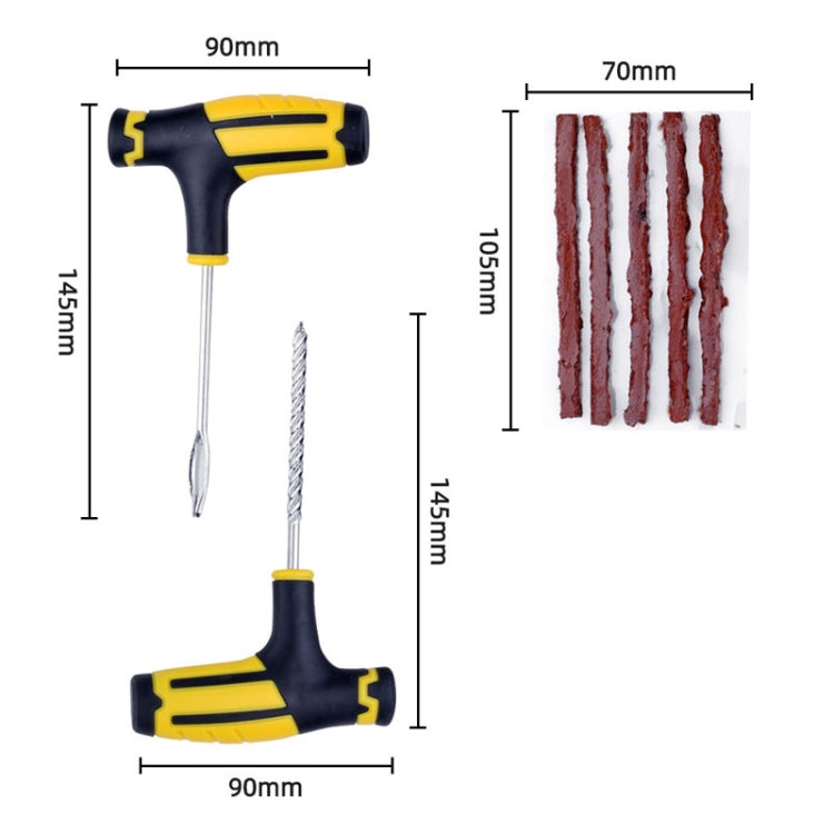 7pcs-1 Automotive Vacuum Tire Repair Tool Car Tire Patching Instrument Set - Tire Repair & Installation Tools by PMC Jewellery | Online Shopping South Africa | PMC Jewellery | Buy Now Pay Later Mobicred