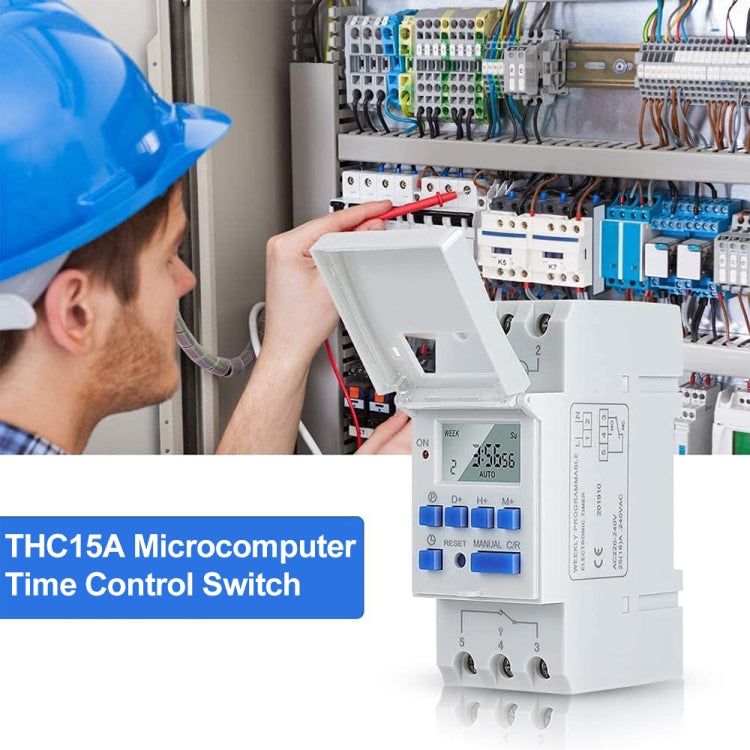 THC15A Microcomputer Time Control Switch Transparent Time Control Timer - free shipping - PMC TechLife - Order now!
