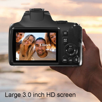 KOMERY W2 64MP 4K 3 Inch Screen 10X Optical Zoom+4X Digital Zoom Camera(Package One) - Video Cameras by KOMERY | Online Shopping South Africa | PMC Jewellery | Buy Now Pay Later Mobicred