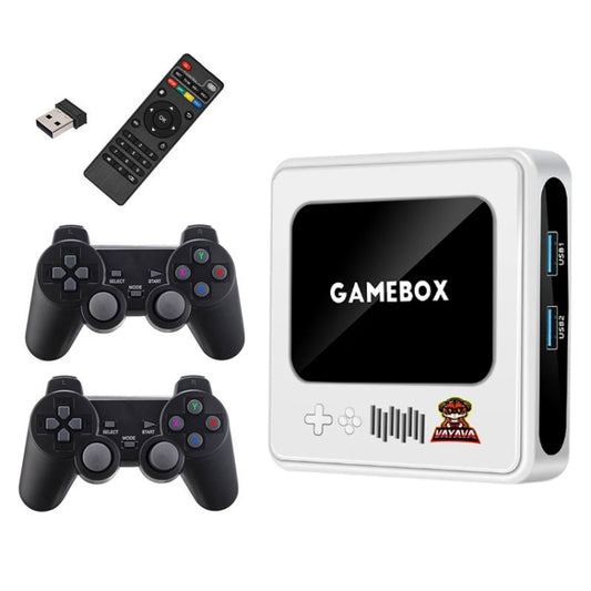 G10 GAMEBOX TV Box Dual System Wireless Android 3D Home 4K HD Game Console Support PS1 / PSP, Style: 64G 30,000+ Games (White) - Pocket Console by PMC Jewellery | Online Shopping South Africa | PMC Jewellery | Buy Now Pay Later Mobicred